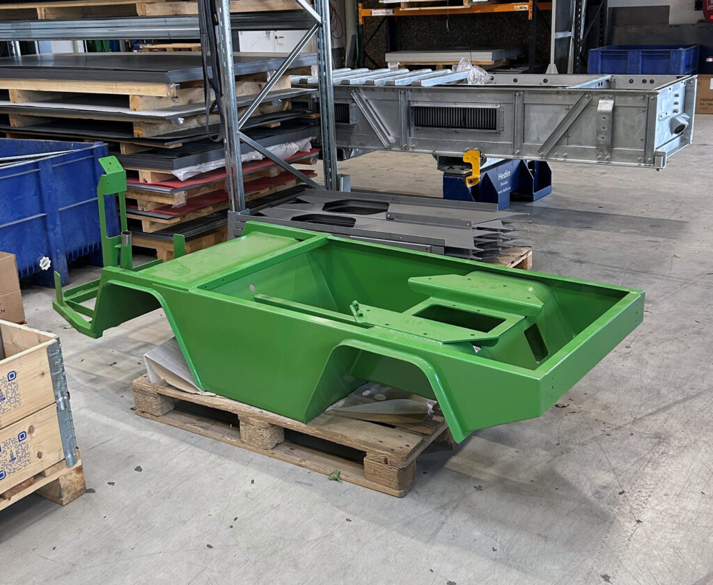 Produktion af Nicodan-køretøj hos VOKA Industri