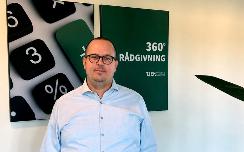 Janus Luxhøj Asmussen fra TJEK Revision & Rådgivning i Søften